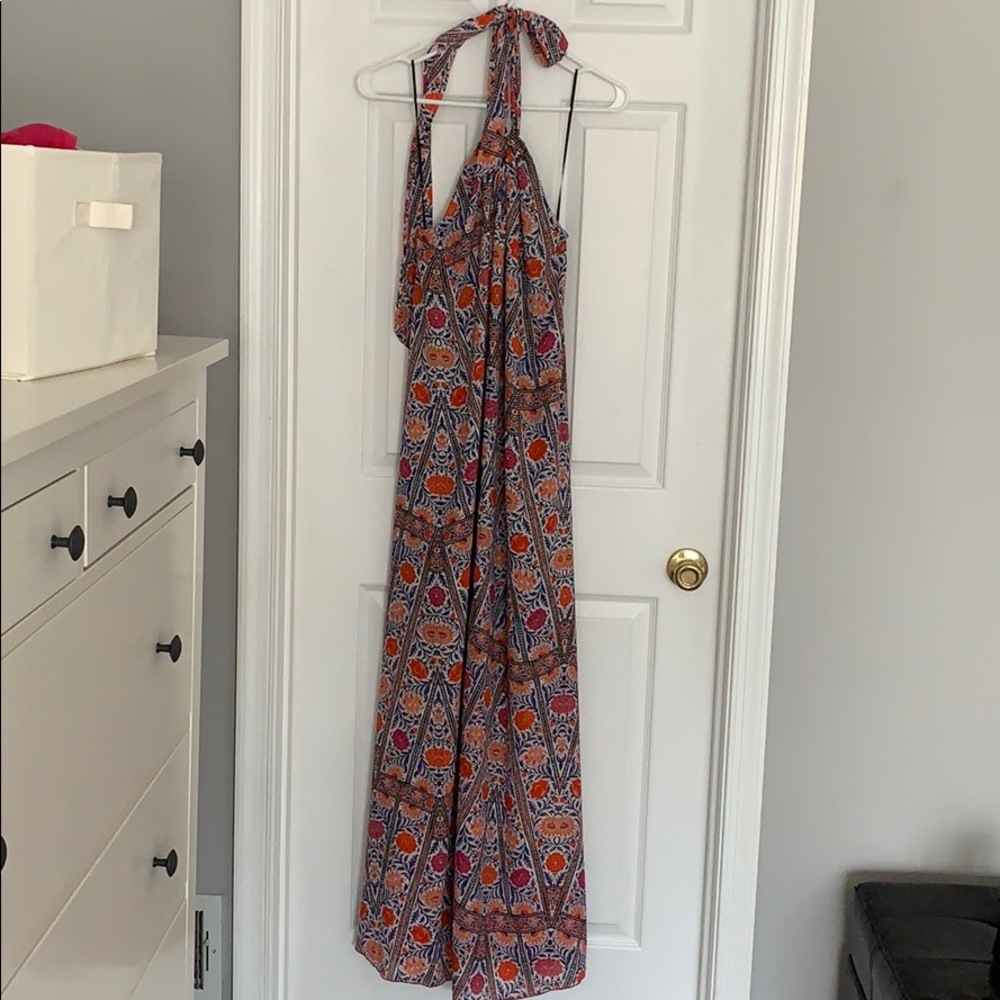 Lulus low cut back maxi dress